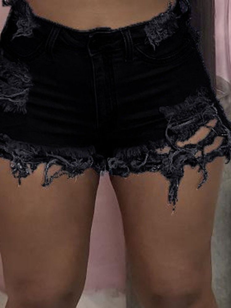 Pocket Straight Naisten Farkkushortsit