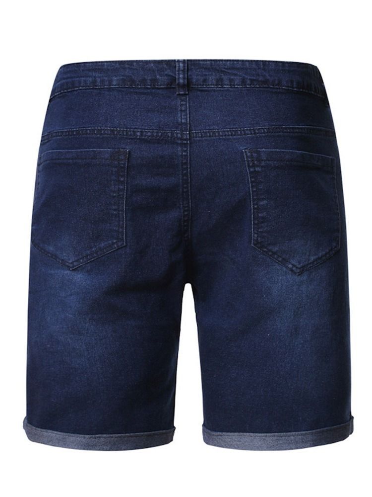 Tavalliset Suorat Reiät Keskivyötäröllä Casual Miesten Ohuet Shortsit