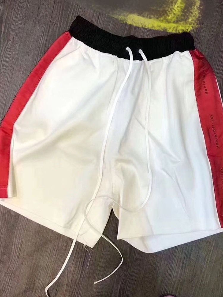 Värilohko Suora Nauhalliset Casual Nauhalliset Miesten Shortsit