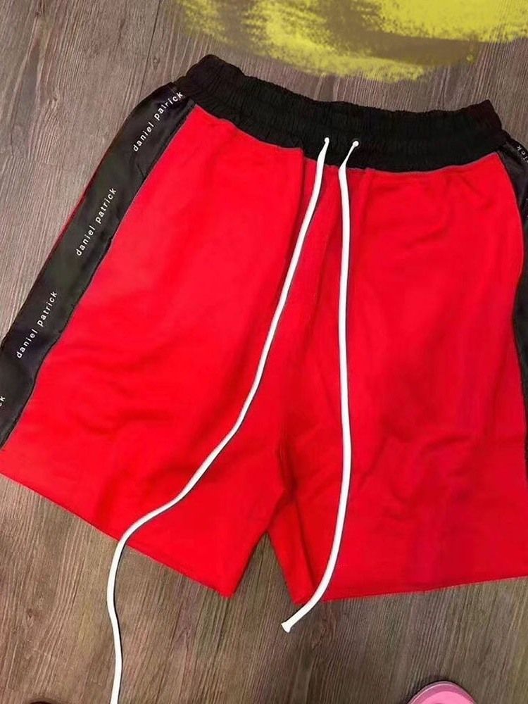 Värilohko Suora Nauhalliset Casual Nauhalliset Miesten Shortsit