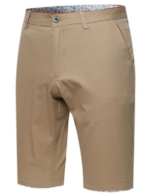 Yksinkertaiset Puolijalat Rento Miesten Shortsit