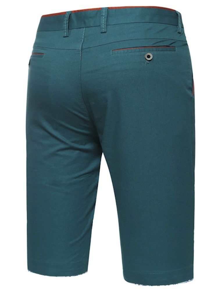 Yksinkertaiset Puolijalat Rento Miesten Shortsit