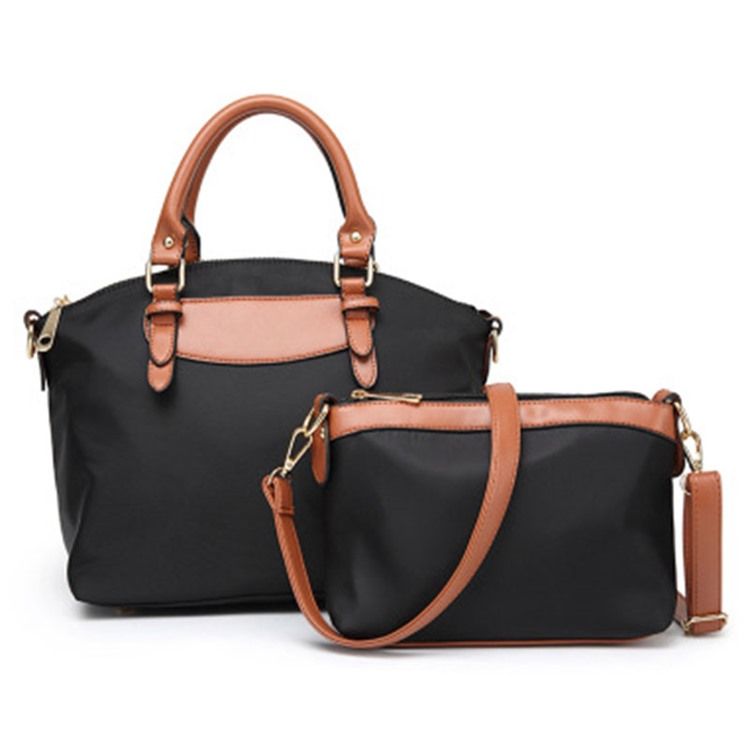 Casual Oxford Zipper Käsilaukku (kaksi Laukkua)