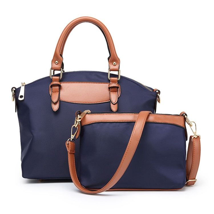 Casual Oxford Zipper Käsilaukku (kaksi Laukkua)