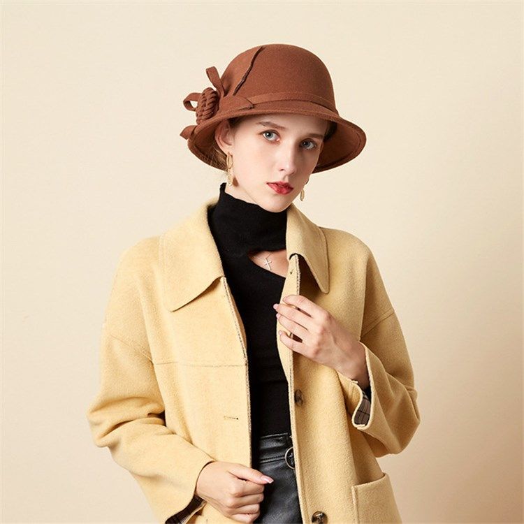 Naisten Fedora Hat 3d Plain Fall -hatut