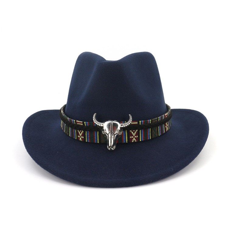 Naisten Villasekoitteet Säädettävä Cowboy-hattu