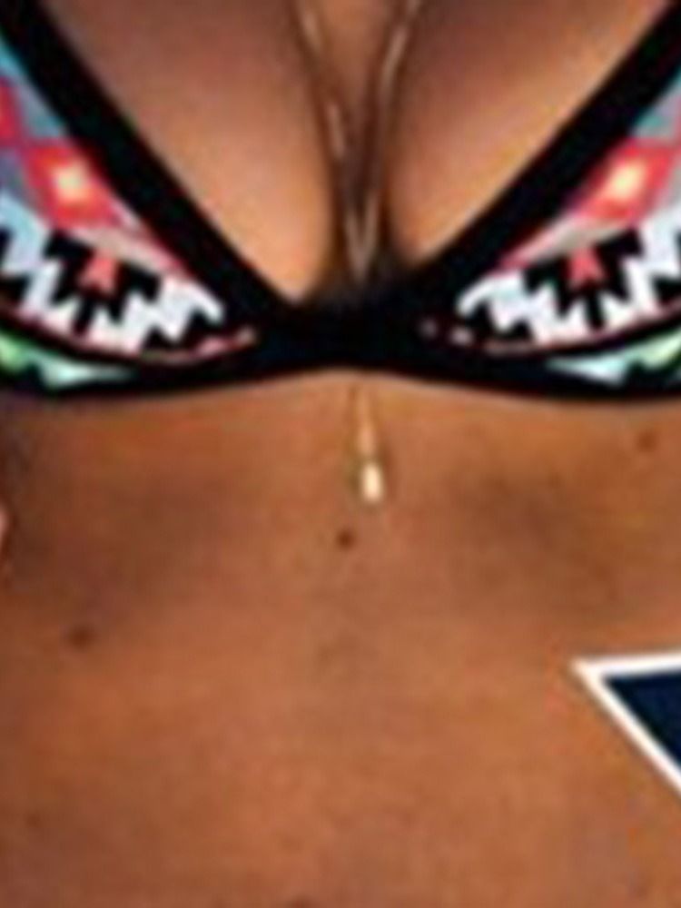 Naisten Geometriset Bikinisetti Seksikkäät Uimapuvut