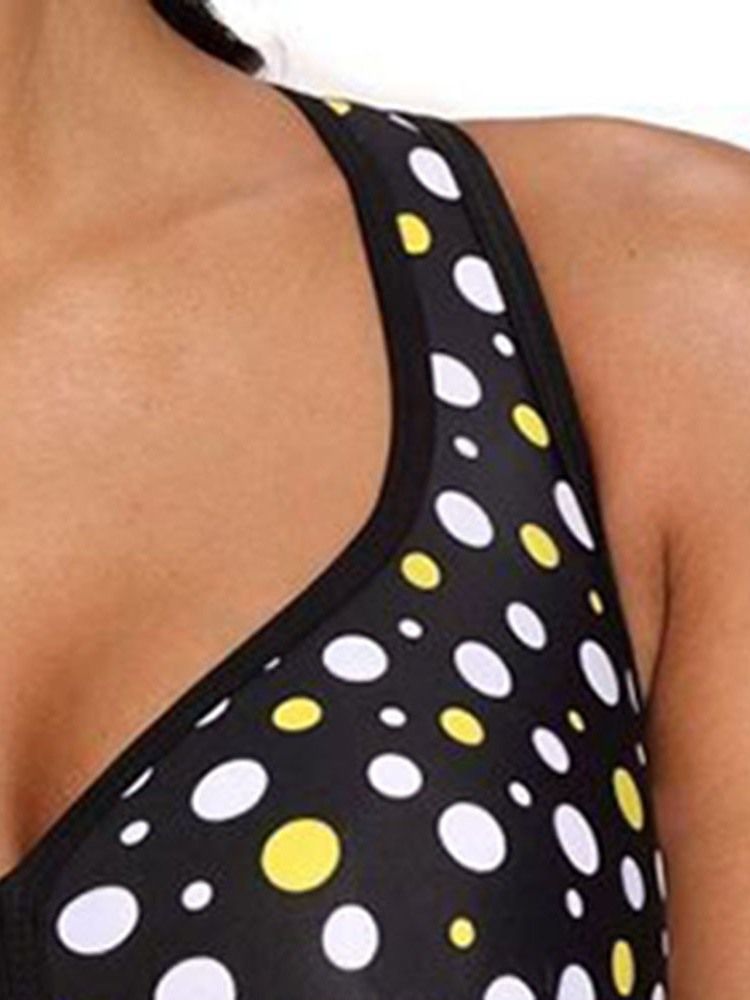 Naisten Tankinsetti Polka Dots Seksikäs Uimapuku