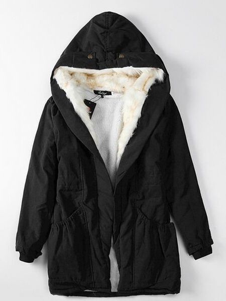 Military Winter Casual Outdoor Hoodie Trench Parkas Naisten Päällystakki