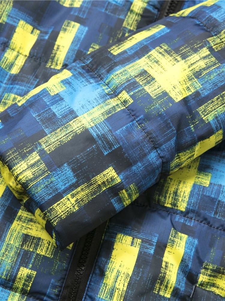 Patchwork Löysä Pitkä Puuvillapehmustettu Naisten Takki